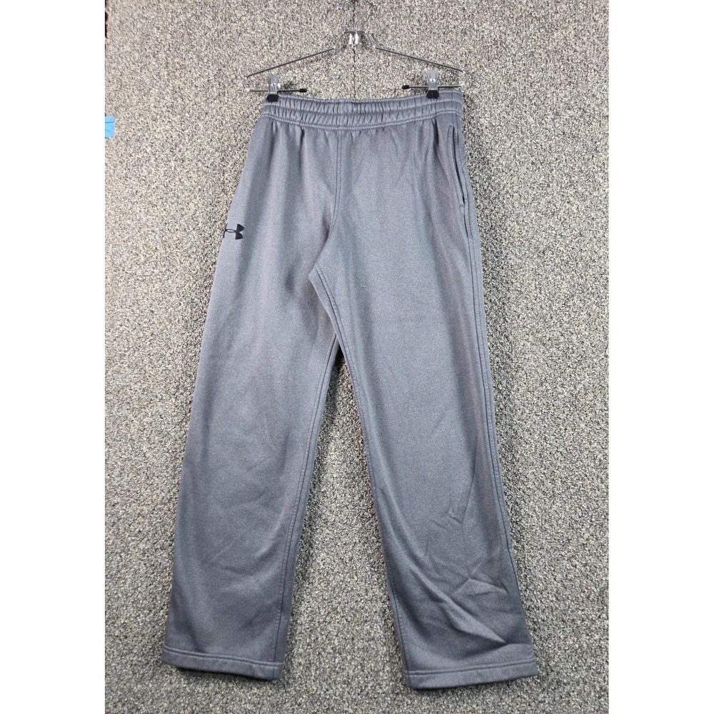 Under Armour Athletic Pants Mens M Grey Storm Fleece Sweats Lounge Fitness